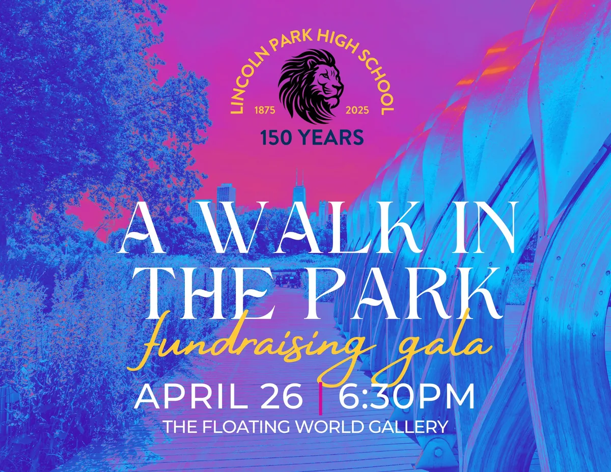 A Walk in the Park fundraising gala, April 26 at the Floating World Gallery, celebrating 150 years of LPHS