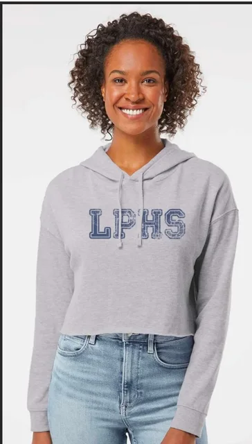 Cropped Gray LPHS Hoodie