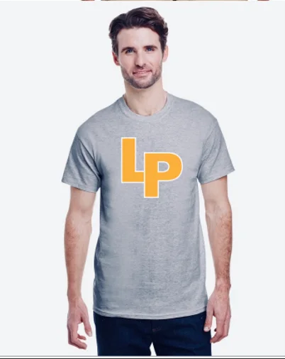 Grey LP Gold Logo
